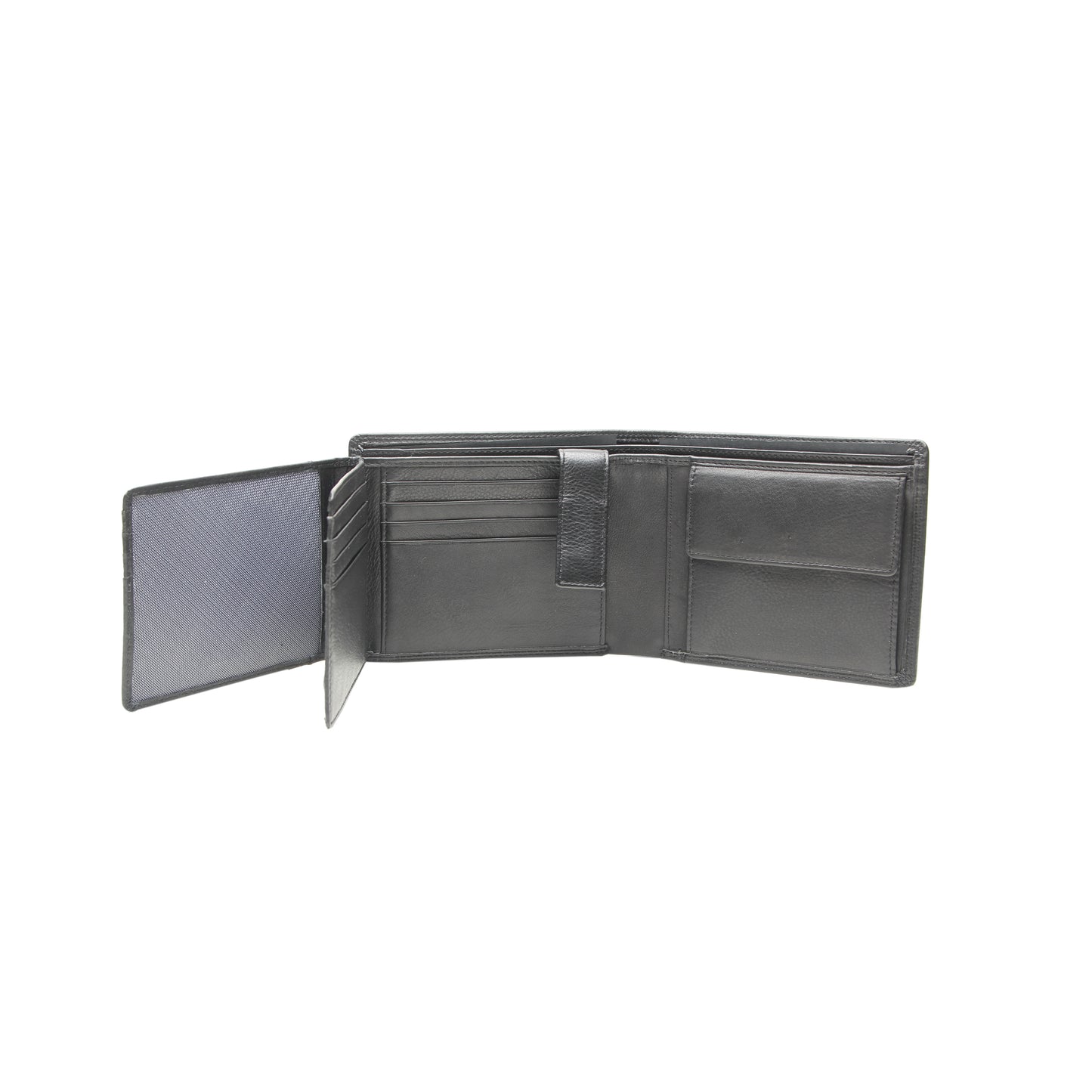 Esquire Geldbörse DUO 2935 59 Schwarz | Echtes Leder