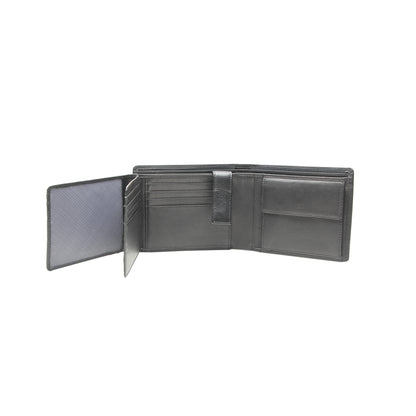 Esquire Geldbörse DUO 2935 59 Schwarz | Echtes Leder