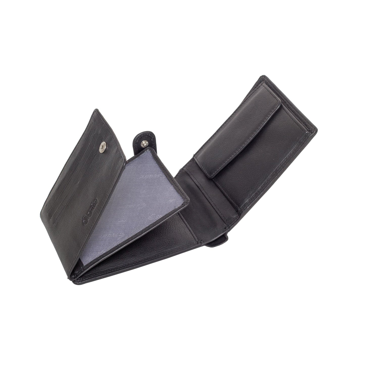 Esquire Geldbörse DUO 2935 59 Schwarz | Echtes Leder