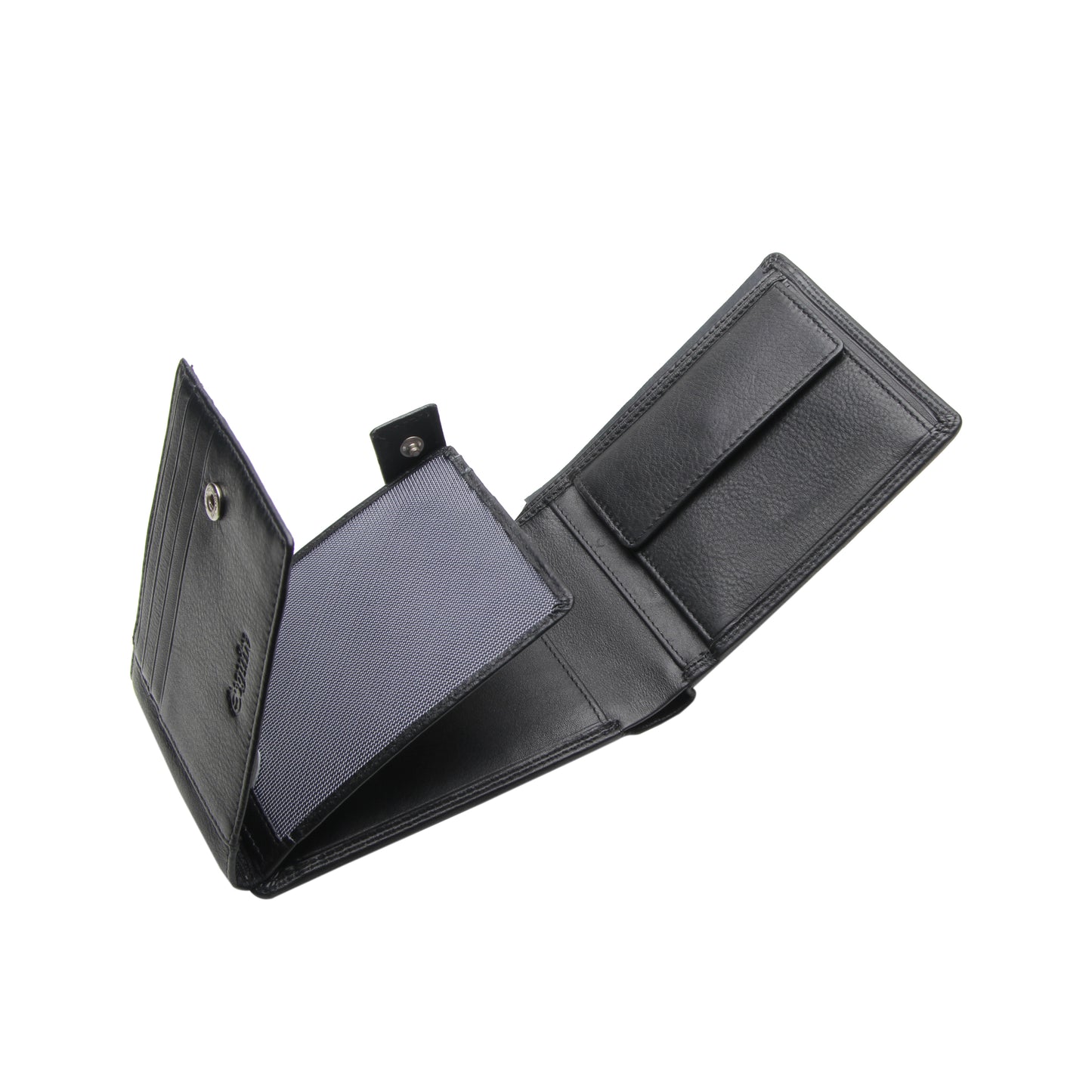 Esquire Geldbörse DUO 2935 59 Schwarz | Echtes Leder