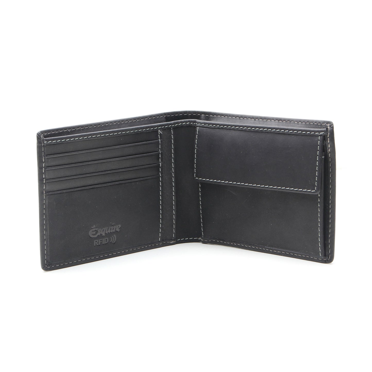 Esquire Geldbörse DALLAS 2996 08 Schwarz | Echtes Leder
