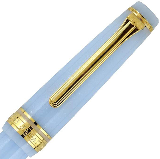 Sailor Füllfederhalter PROFESSIONAL GEAR SLIM Grateful Crane Light Blue Lamé