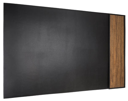 Sebastian Sturm Schreibunterlage TOM Linkshänder 28 Zoll | Echtes Holz und echtes Leder