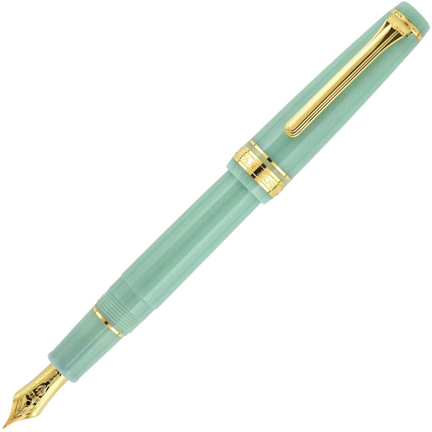Sailor Füllfederhalter PROFESSIONAL GEAR SLIM Dragon Palace Green Lamé