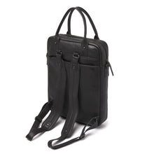 Lade das Bild in den Galerie-Viewer, dR Amsterdam Rucksack TAMPA Black 933578 | Echtes Leder
