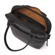 Lade das Bild in den Galerie-Viewer, dR Amsterdam Rucksack TAMPA Black 933578 | Echtes Leder
