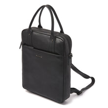 Lade das Bild in den Galerie-Viewer, dR Amsterdam Rucksack TAMPA Black 933578 | Echtes Leder
