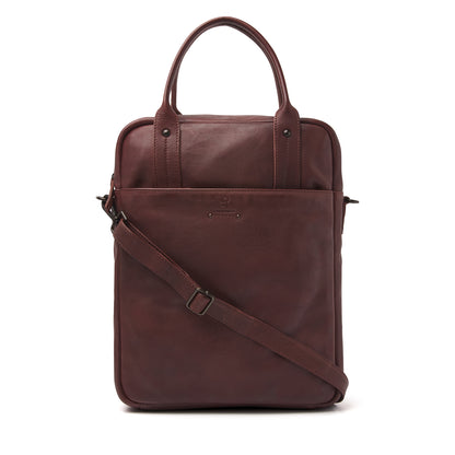 dR Amsterdam Rucksack TAMPA Brown 933578 | Echtes Leder