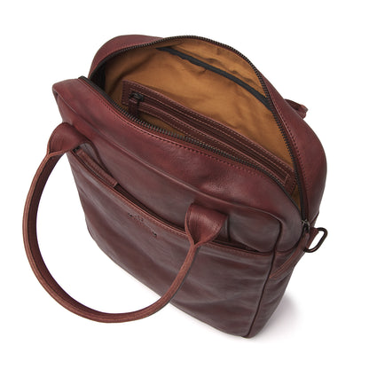 dR Amsterdam Rucksack TAMPA Brown 933578 | Echtes Leder