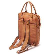 Lade das Bild in den Galerie-Viewer, dR Amsterdam Rucksack TAMPA Camel 933578 | Echtes Leder
