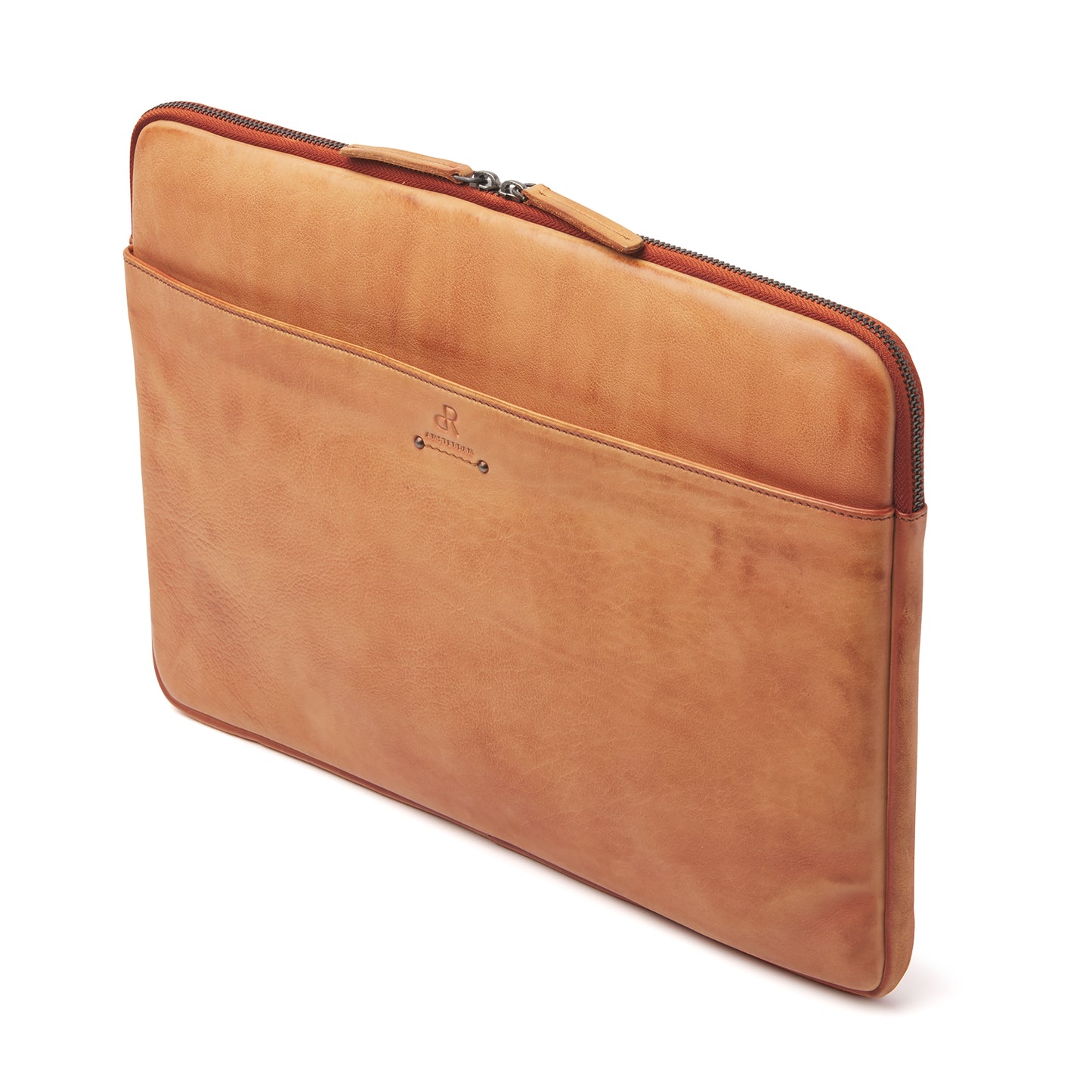 dR Amsterdam Laptop Sleeve TAMPA Camel 933580 | Echtes Leder