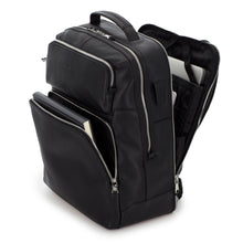 Lade das Bild in den Galerie-Viewer, Scharlau Rucksack SCHUBERT Black | Echtes Leder
