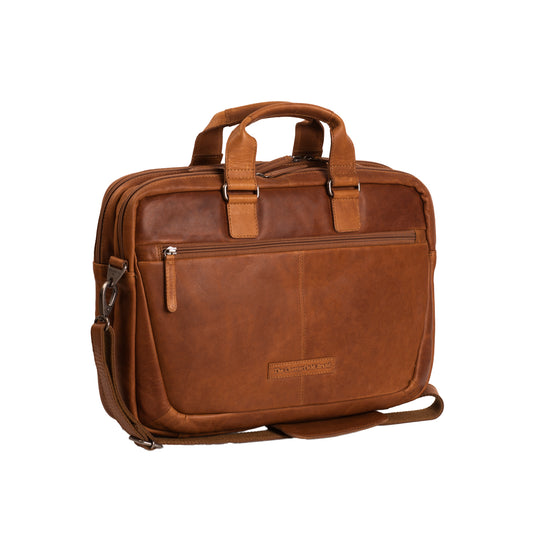 The Chesterfield Brand Laptoptasche SETH Cognac | Echtes Leder