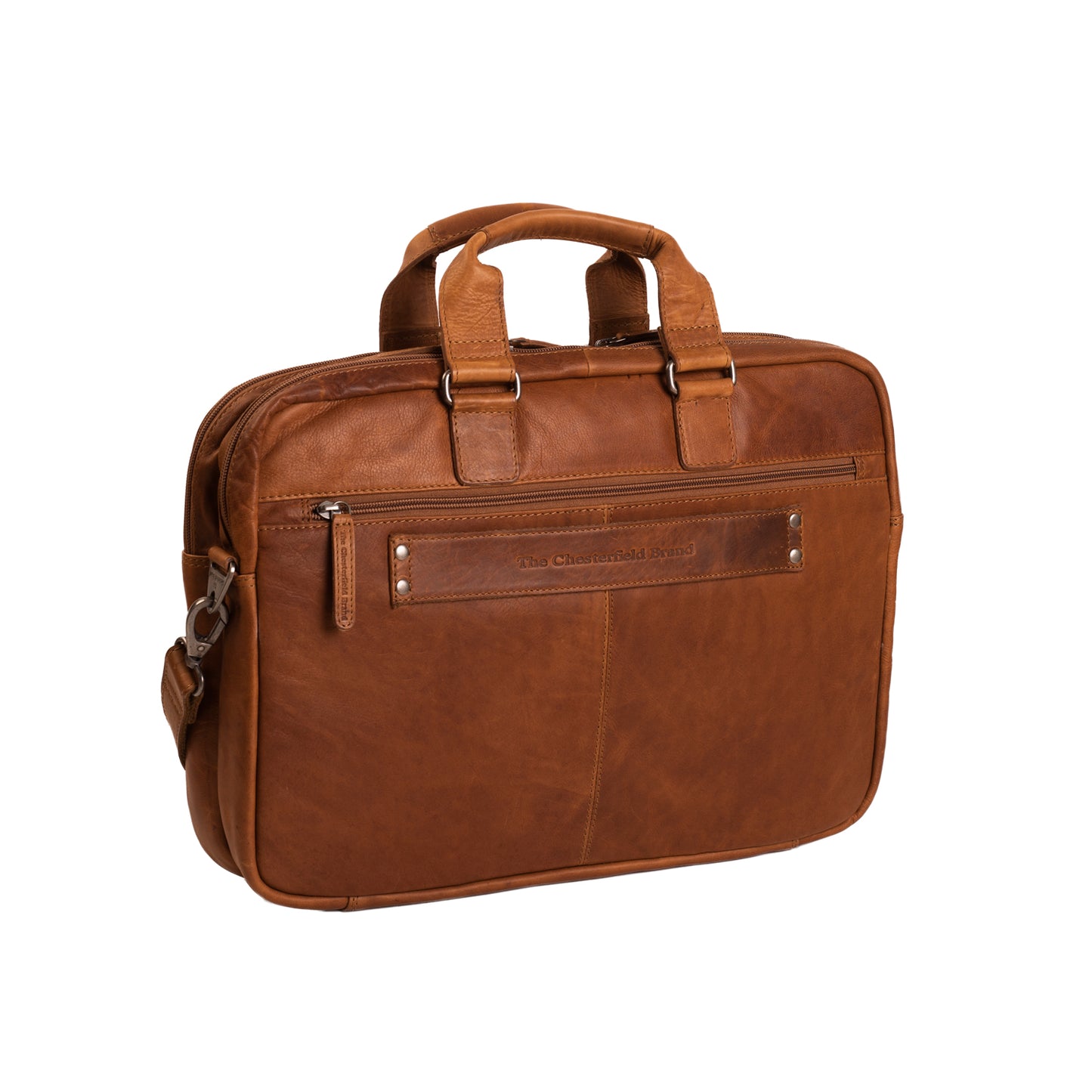 The Chesterfield Brand Laptoptasche SETH Cognac | Echtes Leder