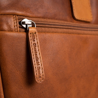 The Chesterfield Brand Laptoptasche SETH Cognac | Echtes Leder