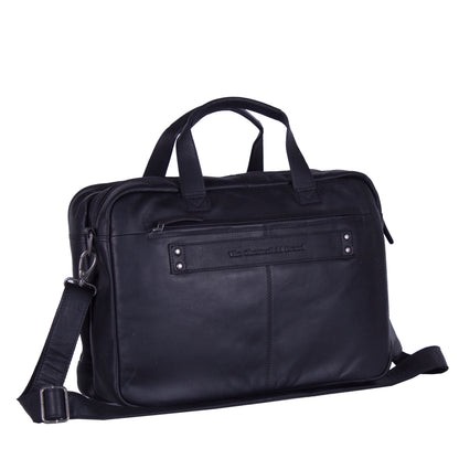 The Chesterfield Brand Laptoptasche RYAN Schwarz | Echtes Leder