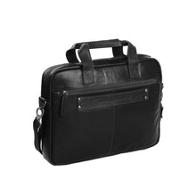 Lade das Bild in den Galerie-Viewer, The Chesterfield Brand Laptoptasche CALVI Schwarz | Echtes Leder
