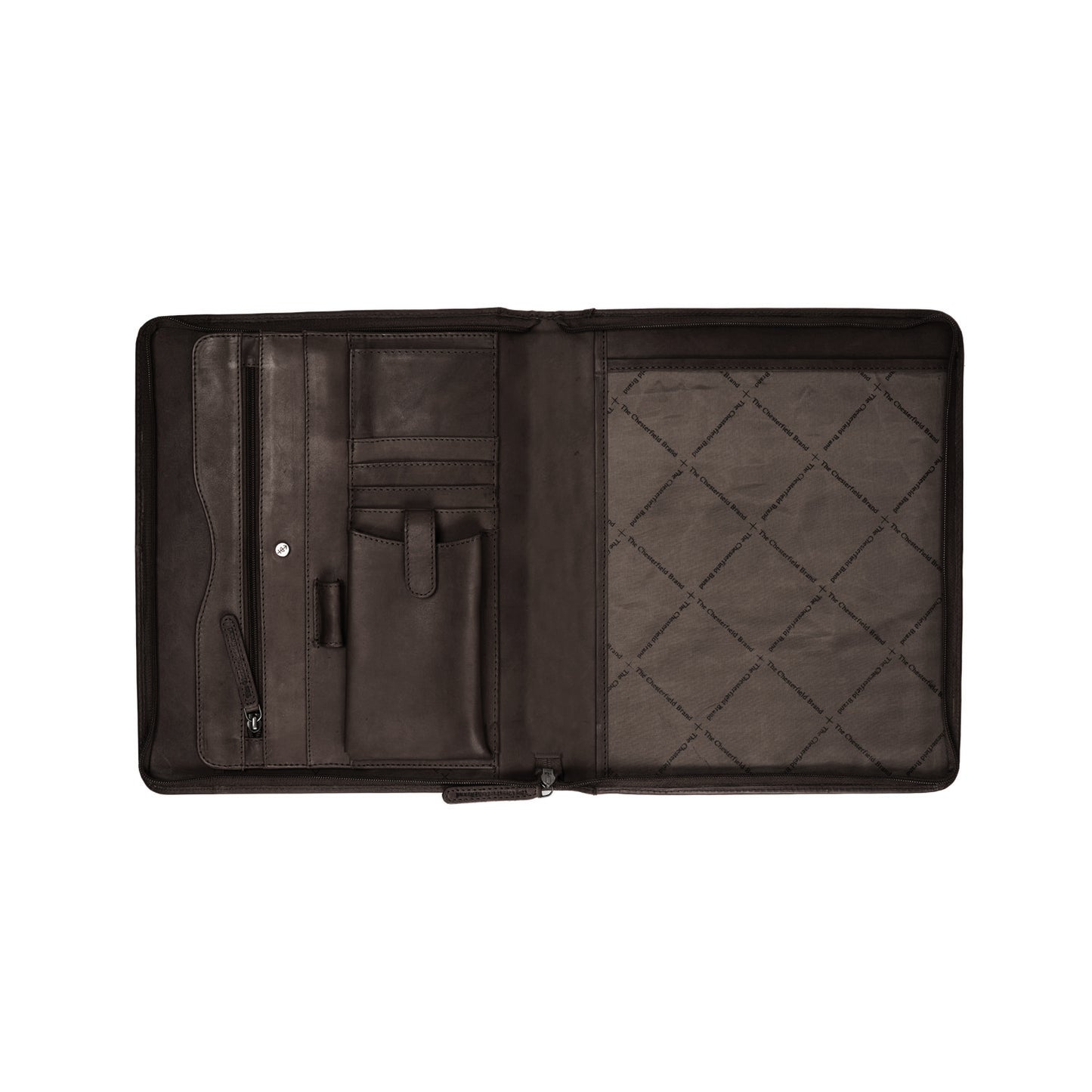 The Chesterfield Brand Dokumententasche BARNET Braun | Echtes Leder