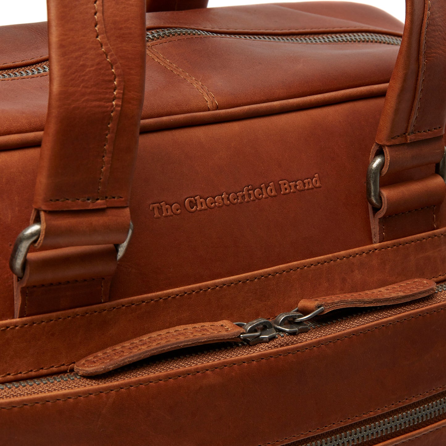 The Chesterfield Brand Laptoptasche SINGAPORE Cognac | Echtes Leder