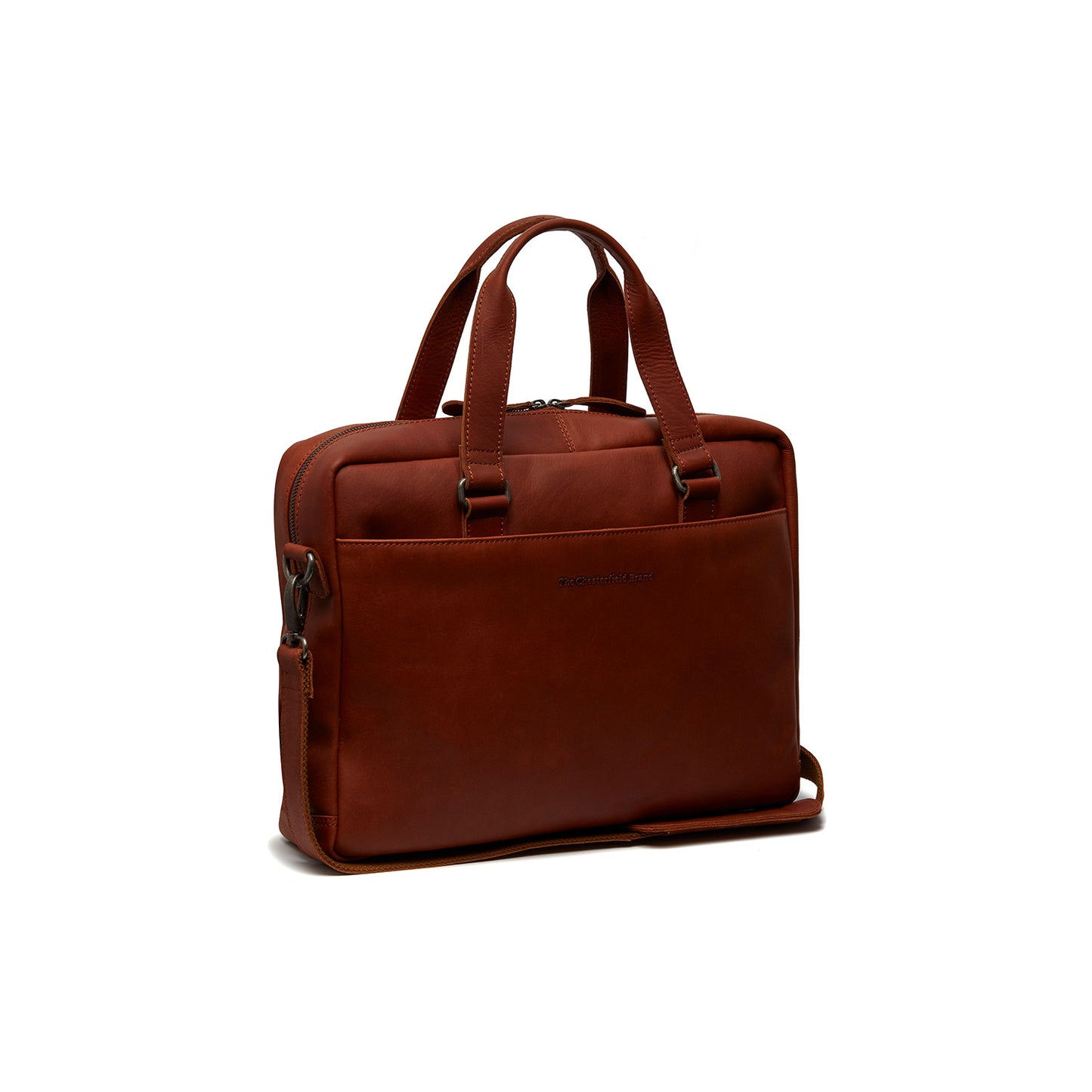 The Chesterfield Brand Laptoptasche MANHATTAN Cognac | Echtes Leder