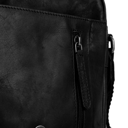 The Chesterfield Brand Umhängetasche REMY Schwarz | Echtes Leder