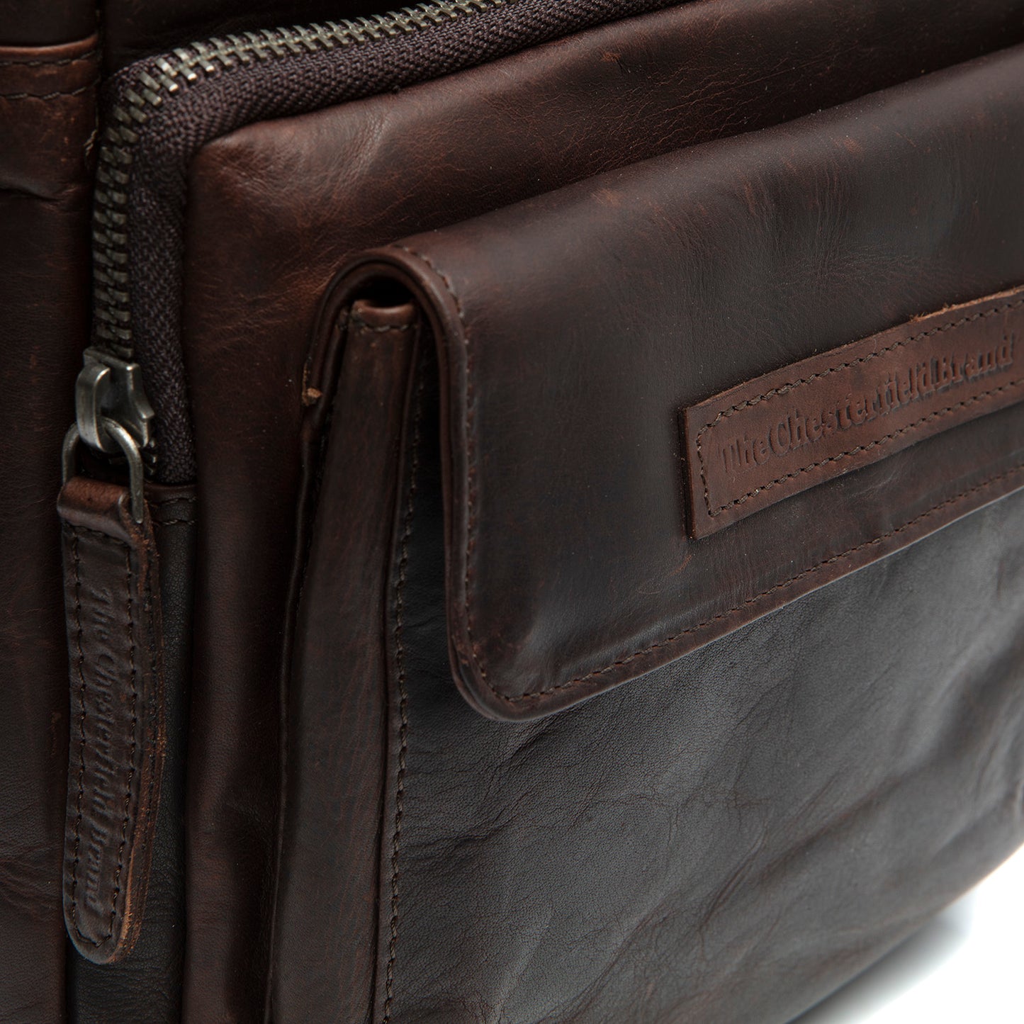 The Chesterfield Brand Umhängetasche BATH Braun | Echtes Leder