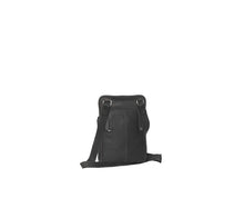 Lade das Bild in den Galerie-Viewer, The Chesterfield Brand Umhängetasche LOU Schwarz | Echtes Leder
