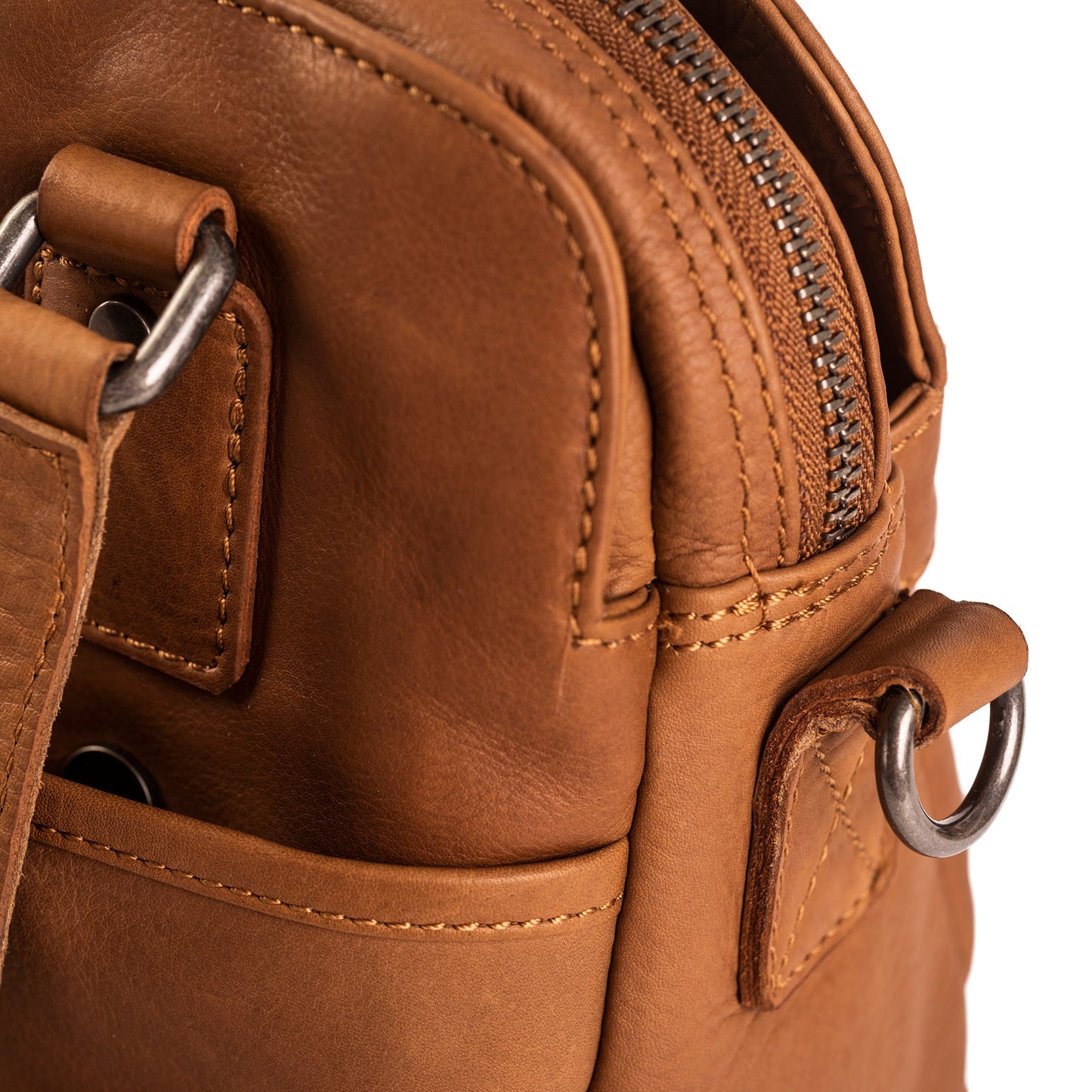 The Chesterfield Brand Umhängetasche BILBAO Cognac | Echtes Leder