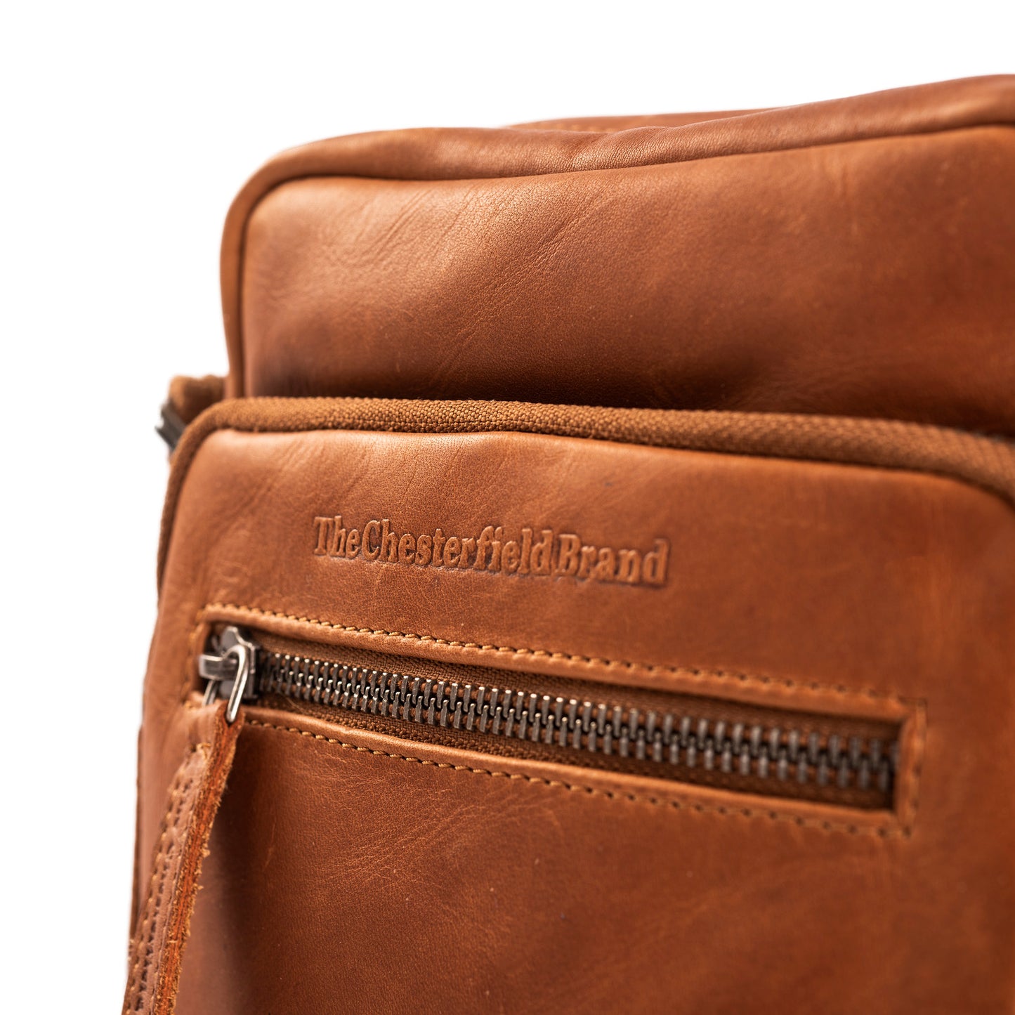 The Chesterfield Brand Umhängetasche BIRMINGHAM Cognac | Echtes Leder