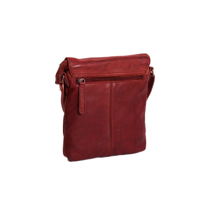 The Chesterfield Brand Umhängetasche CALAIS Rot | Echtes Leder