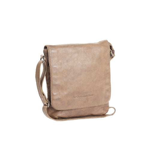 The Chesterfield Brand Umhängetasche CALAIS Beige | Echtes Leder