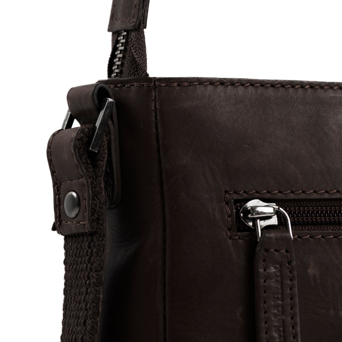 The Chesterfield Brand Umhängetasche MUMBAI Braun | Echtes Leder