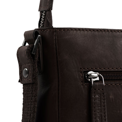 The Chesterfield Brand Umhängetasche MUMBAI Braun | Echtes Leder