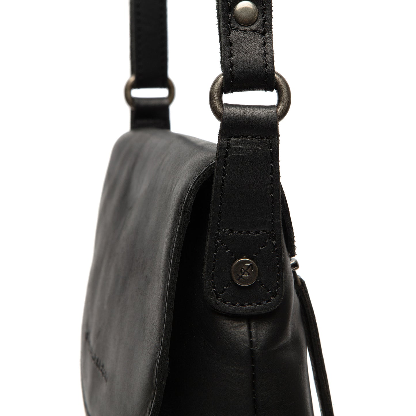 The Chesterfield Brand Umhängetasche MANTA Schwarz | Echtes Leder