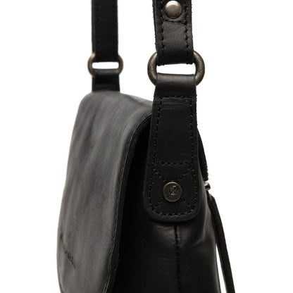 The Chesterfield Brand Umhängetasche MANTA Schwarz | Echtes Leder