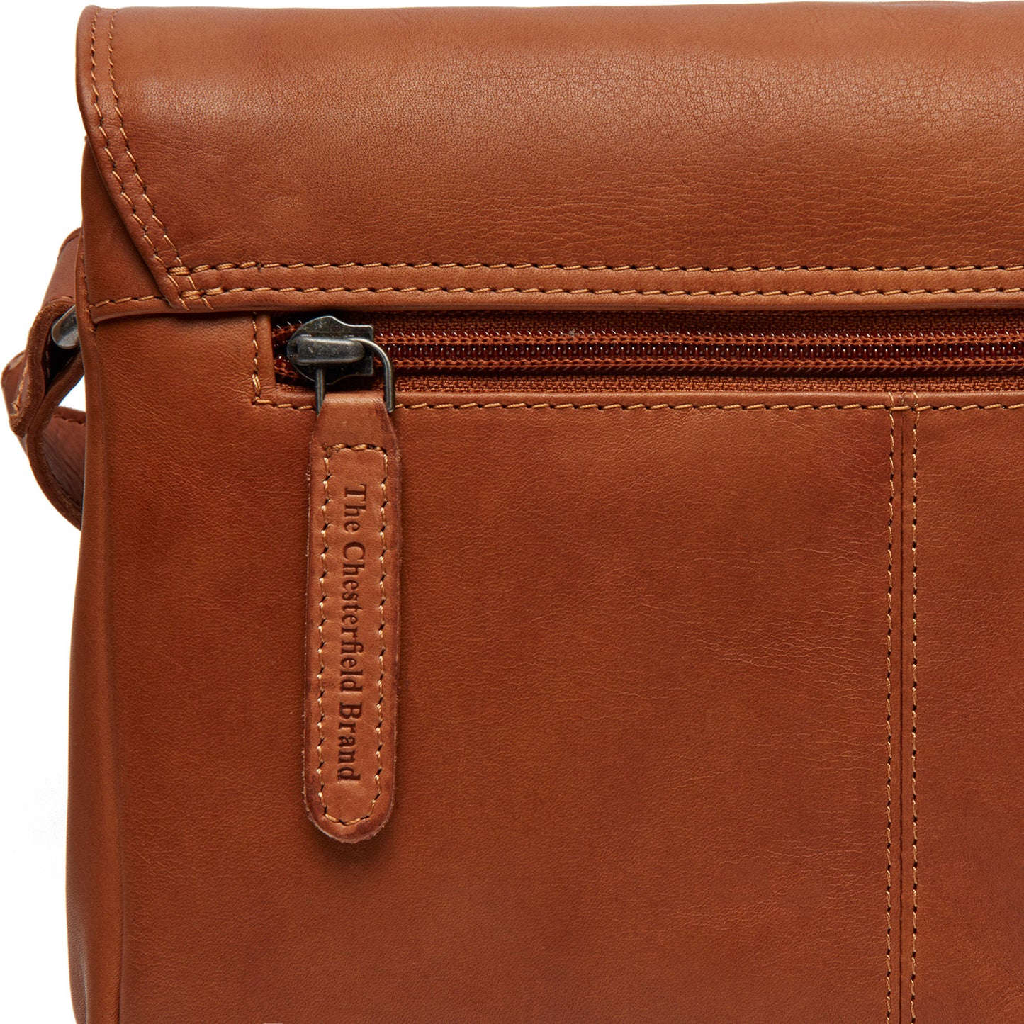The Chesterfield Brand Umhängetasche TUSTIN Cognac | Echtes Leder