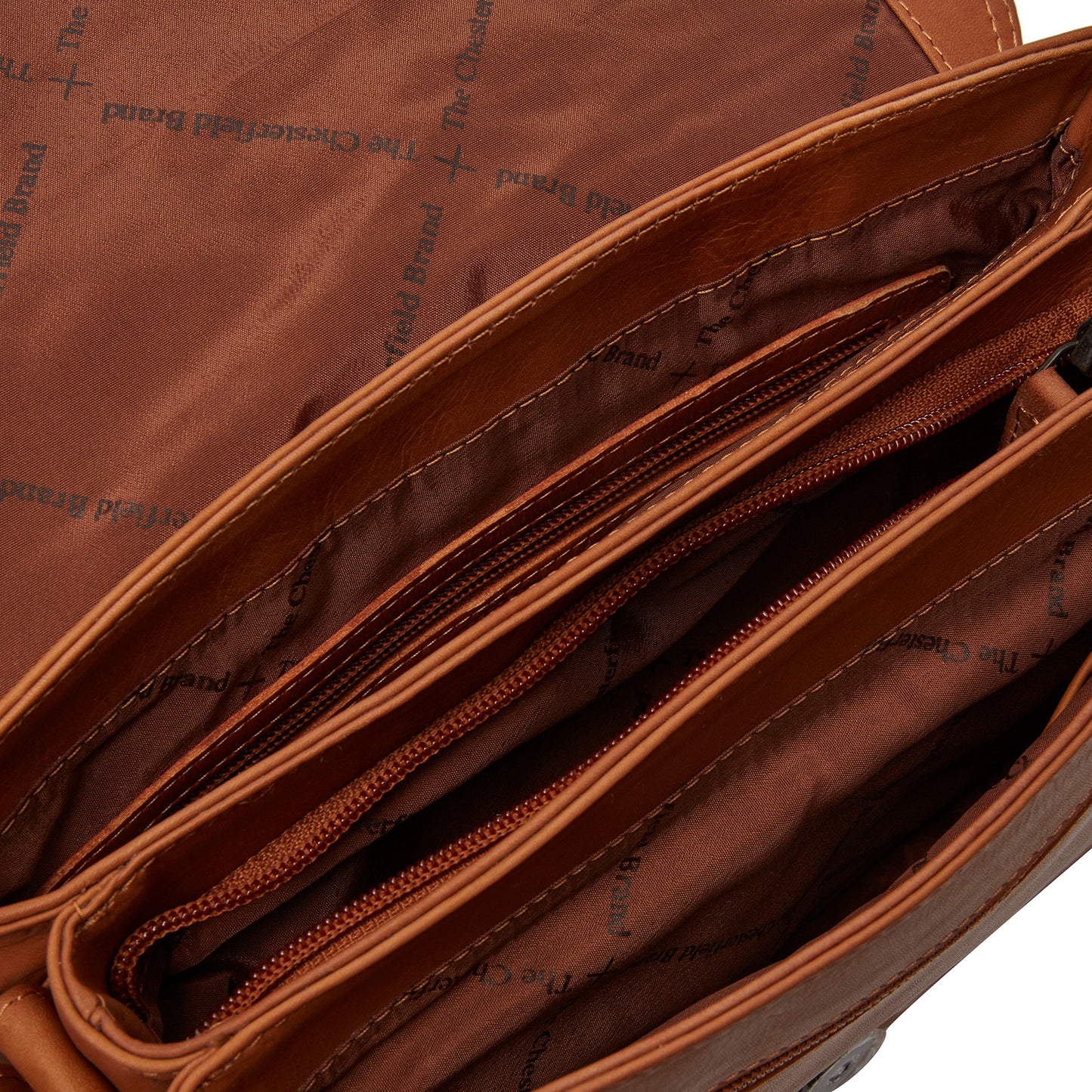 The Chesterfield Brand Umhängetasche TUSTIN Cognac | Echtes Leder