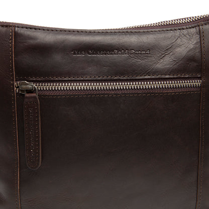 The Chesterfield Brand Umhängetasche FARO Braun | Echtes Leder