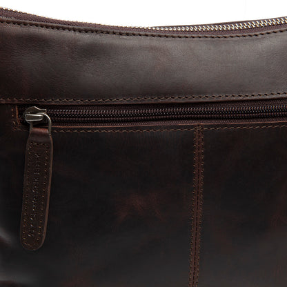 The Chesterfield Brand Umhängetasche FARO Braun | Echtes Leder