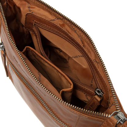 The Chesterfield Brand Umhängetasche FARO Cognac | Echtes Leder