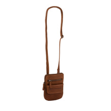 Lade das Bild in den Galerie-Viewer, The Chesterfield Brand Umhängetasche MAYA Cognac | Echtes Leder

