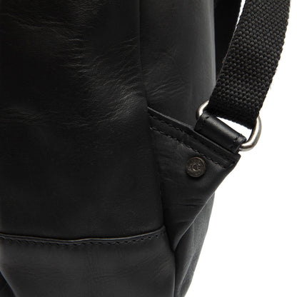 The Chesterfield Brand Rucksack MANCHESTER Schwarz | Echtes Leder