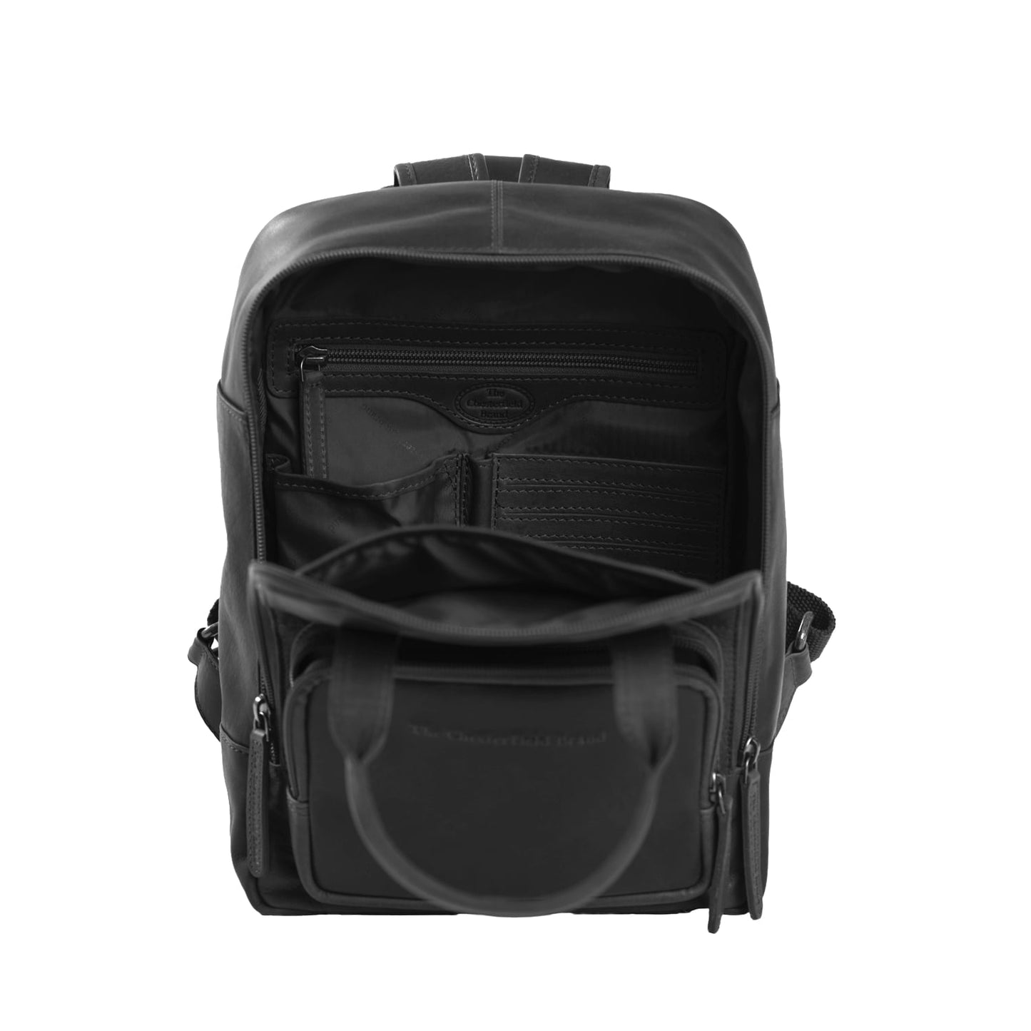 The Chesterfield Brand Rucksack BELLARY Schwarz | Echtes Leder