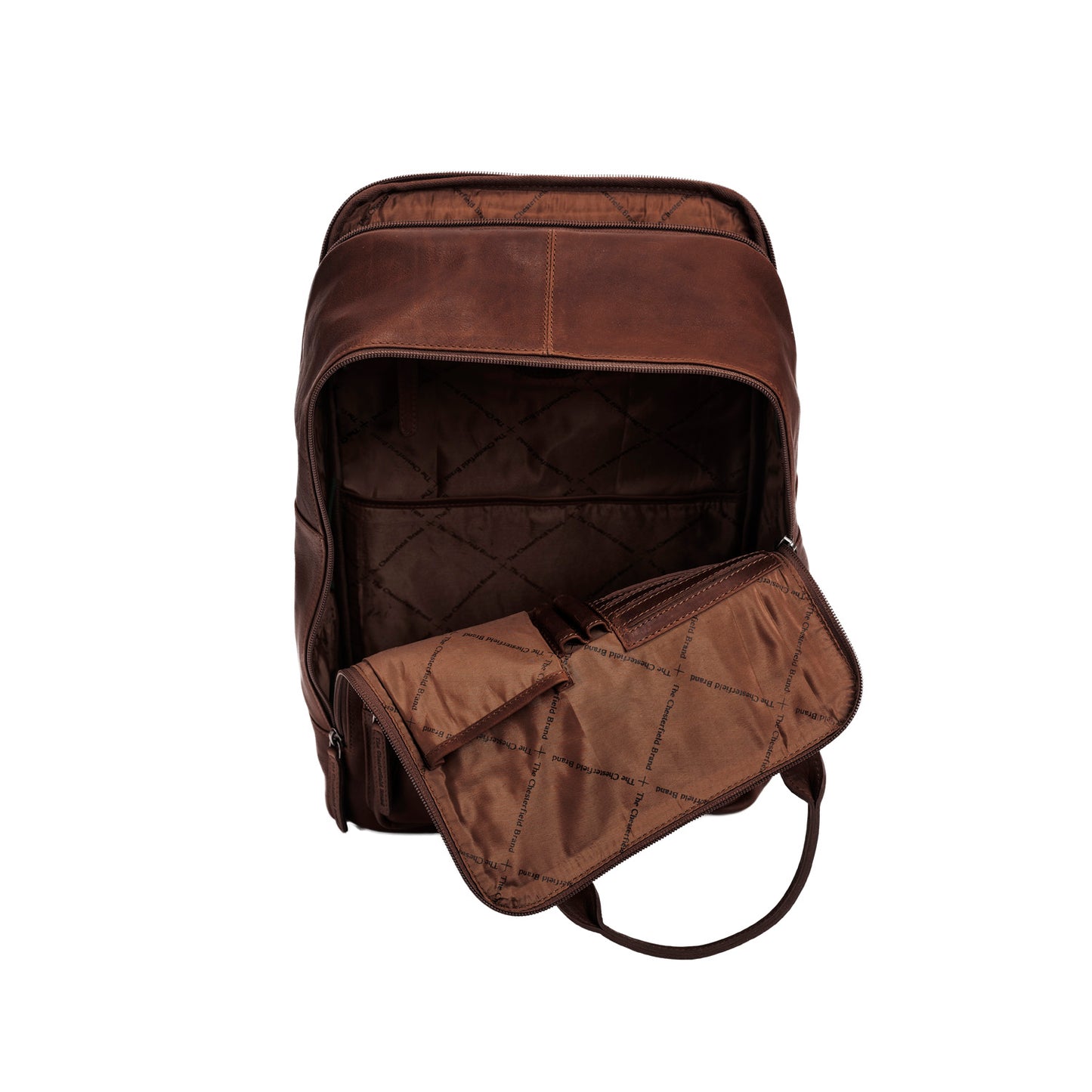 The Chesterfield Brand Rucksack BELFORD Braun | Echtes Leder