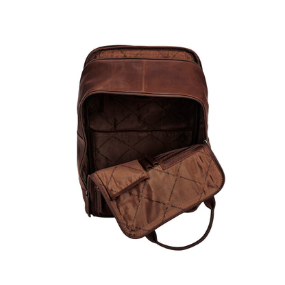 The Chesterfield Brand Rucksack BELFORD Braun | Echtes Leder