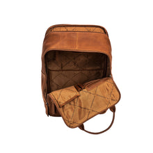 Lade das Bild in den Galerie-Viewer, The Chesterfield Brand Rucksack BELFORD Cognac | Echtes Leder
