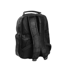 Lade das Bild in den Galerie-Viewer, The Chesterfield Brand Rucksack AUSTIN Schwarz | Echtes Leder
