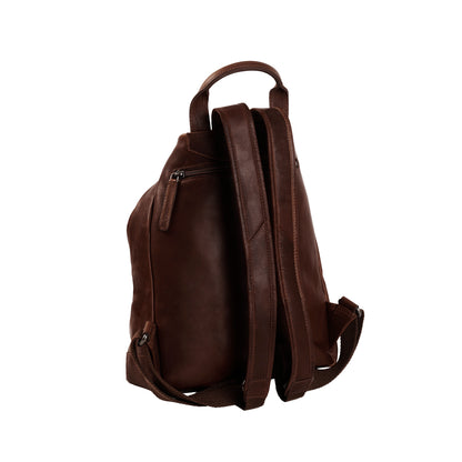 The Chesterfield Brand Rucksack SAAR Braun | Echtes Leder