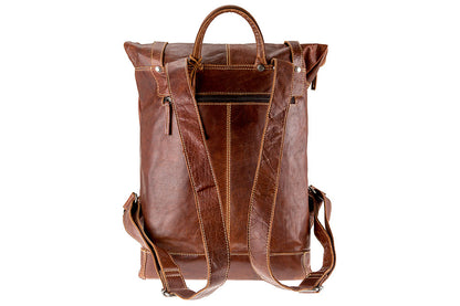 Alpenleder Rucksack MOUTAINSIDE | Echtes Büffel-Leder