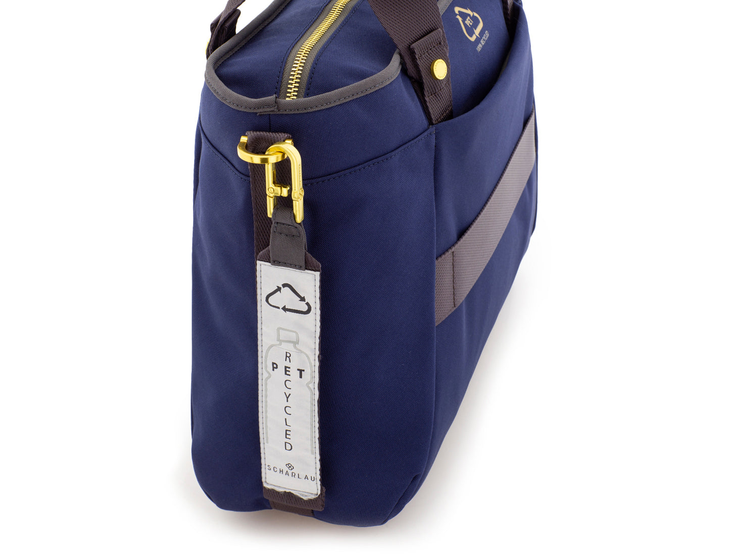 Scharlau Aktentasche STURT Blue | 100% recycelte PET-Plastikflaschen